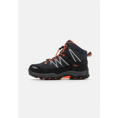 Imagen de CMP Rigel MID Trekking WP Unisex Botas de montaña para niños, Talla: 31, Antracite/flash orange Piel/tela