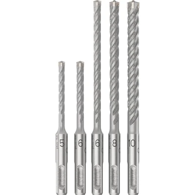 Imagen de BOSCH Home and Garden 2608833910 Broca SDS PLUS 5X: set 5 uds: 5, 6, 8, 10