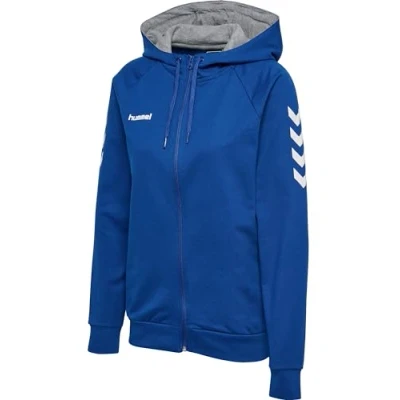 Imagen de hummel Mujer HMLGO Cotton Zip Hoodie Woman Sudadera, Egret Melange, XS