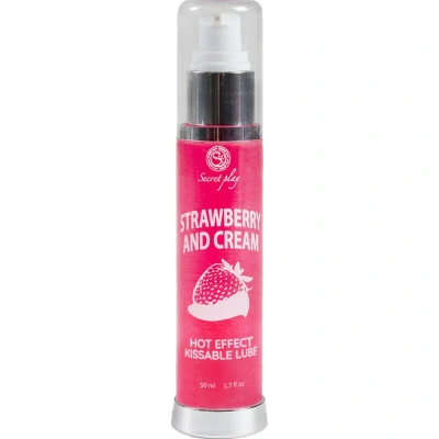 Imagen de Secret Play S235, Lubricante y Aceite 2 en 1 de Fresa Nata, 45 ml