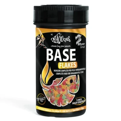 Imagen de Haquoss Baseflake Alimentos en Escamas para Peces Tropicales, 250 ml/38 gr