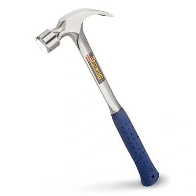 Imagen de Estwing E3/22C Martillo con extremo curvado (revestimiento de vinilo, 624 g), color azul