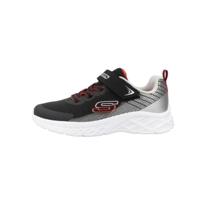 Imagen de Skechers Microspec II Zapatillas para niños, Talla: 37, Black silver coloured red Zapatos