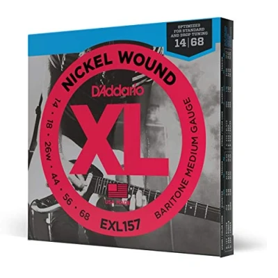 Imagen de D&#039;Addario EXL157 14 68 Baritone Medium Nickel Wound Electric Guitar Strings