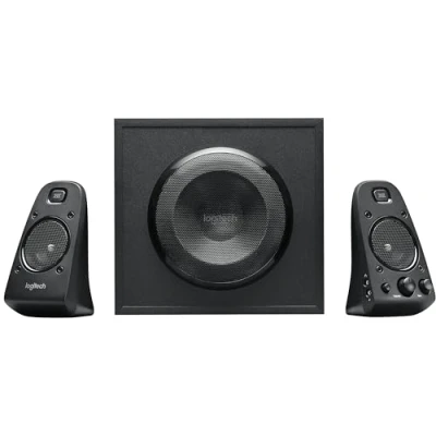 Imagen de Logitech Z623 THX 2.1 Sistema de Altavoces con Subwoofer, Certificado Audio, 400 V Pico, Graves Potentes, Entradas 3.5 mm/RCA, Enchufe EU, Negro