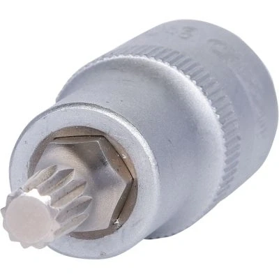 Imagen de KS TOOLS 911.1342 Piezas insertables de llave cubo DIN3120, ISO1174 M8 Acero cromo vanadio dentado interior, exterior moleteado