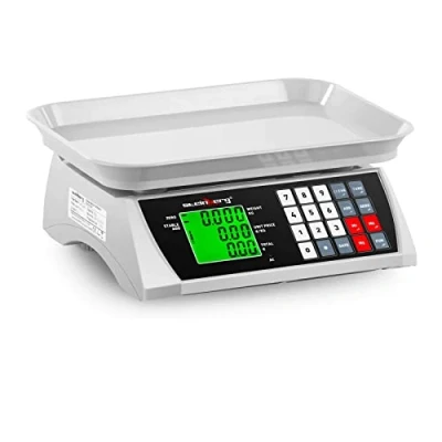 Imagen de Steinberg Bascula De Control Balanza Digital SBS PW 301CA (hasta 30 kg, Precisión 1 g, Plato Pesaje 28,8 x 21,8 cm)