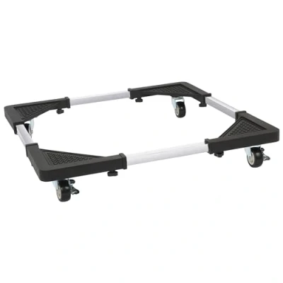 Imagen de Belle Vous Base Lavadora con Ruedas de Bloqueo Soporte Secadora Nevera Muebles y Electrodomésticos Pedestal Ajustable Freno Max. 130 kg
