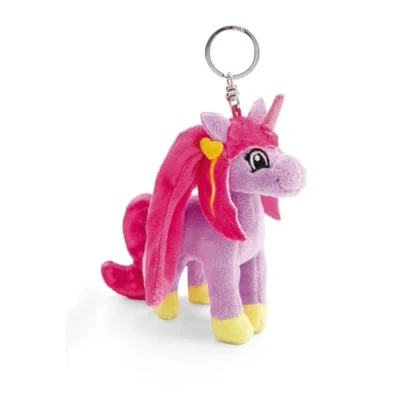 Imagen de NICI Llavero Lissy PONY unicornio Mandy 10cm morado Colgante animal de peluche para colgar en la llave, bolso, mochila, y mucho más, niños adultos, una excelente idea regalo