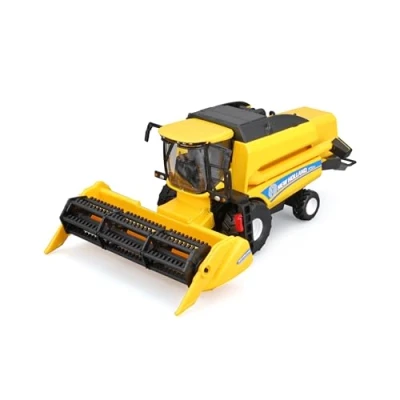 Imagen de Bburago B18 31721 New Holland TC5.90 Cosechadora combinada con Modelo de Cabezal Grano Trabajo, Azul