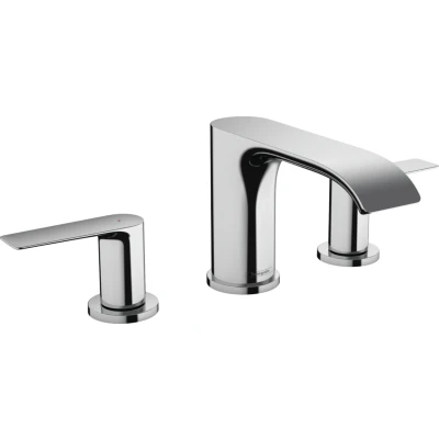 Imagen de hansgrohe Vivenis Mezclador de lavabo 3 agujeros 90 con vaciador automático, cromo, 75033000