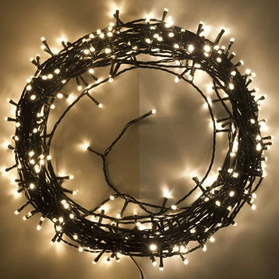 Imagen de luces de navidad 27 metros blanco extra cálido y 320 LED