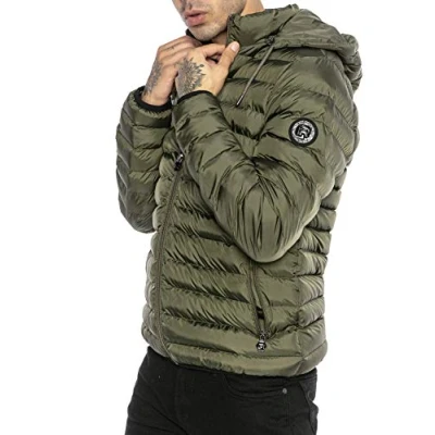 Imagen de RED BRIDGE Chaqueta acolchada para Hombre Bomber de Entretiempo Lightweight Bubble Verde M