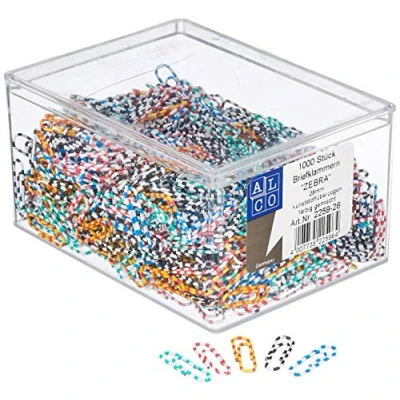 Imagen de Alco Albert 2259 26 Clips redondos, mm, 1000 unidades, Multicolor