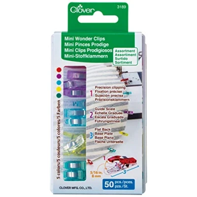 Imagen de Clover Clips pequeños, 50 Unidades, Multicolor