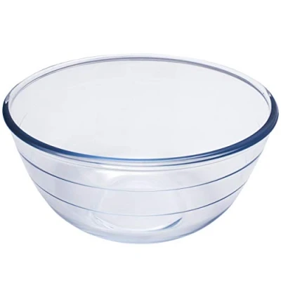 Imagen de San Ignacio Q3008 Bol 21cm 2 litros borosilicato mediterráneo, Vidrio Templado