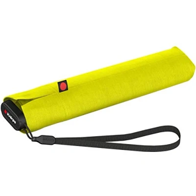 Imagen de Knirps Paraguas Ultra US.050 Slim Manual ligero y plano Resistente a las tormentas al viento 21 cm, amarillo, small