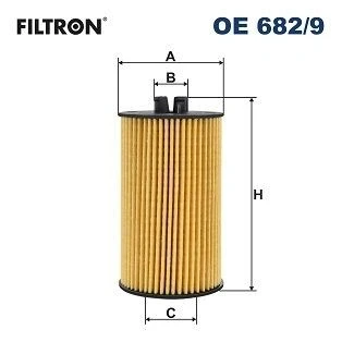 Imagen de FILTRON OE 682/9 Filtro de aceite Cartucho filtrante OPEL: Insignia A Berlina, Astra J Hatchback, Zafira C Tourer, VAUXHALL: Mk1 Limousine