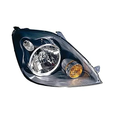 Imagen de PRASCO FD3424803 Faros derecha H4 amarillo para circulación por la con portalámparas, sin electromotor servomotor reg. alcance luces