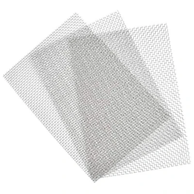 Imagen de TIMESETL 3 piezas de malla alambre tejido acero inoxidable Hoja metálica a prueba roedores Agujero 3,53 mm Ideal para ladrillos aéreos A4 (210 x 300 mm)