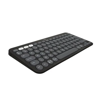 Imagen de Logitech Pebble Keys 2 K380s QWERTY US International Layout, Graphite