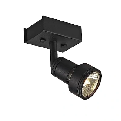 Imagen de SLV Negro Puri 1 / Iluminación de Interior, luminaria Superficie Pared, proyector Techo GU10 50 W