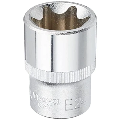 Imagen de YATO YT 05228 Piezas insertables de llave cubo Torx DIN2124 E24 Acero cromo vanadio