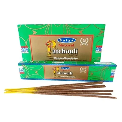 Imagen de Satya Natural varillas de incienso, pachuli, 15 g, especial 12 piezas