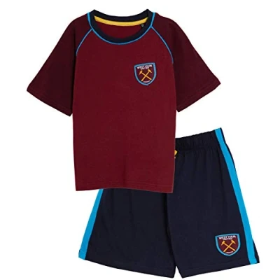 Imagen de West Ham United FC Pijama corto para niños Marrón Clareta/Azul 9 10 Años