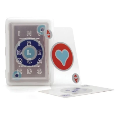 Imagen de Kikkerland Juego de cartas invisible, 1 paquete