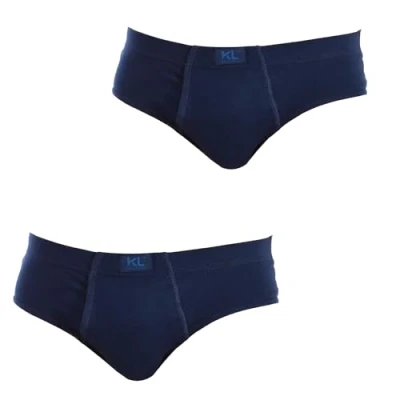 Imagen de Kisses&amp;Love Pack de 2 Slips básicos Hombre Tejido Transpirable KLS3. Calzoncillos Slip Algodón Premium, para Hombre, Masculino