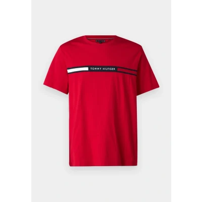 Imagen de Tommy Hilfiger Insert TEE Camiseta básica, Hombre, Talla: XS, Medium red