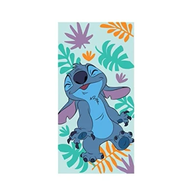 Imagen de Aymax Toalla Playa Piscina BAÑO Stitch de Lilo y 140 x 70cm 100% Algodón