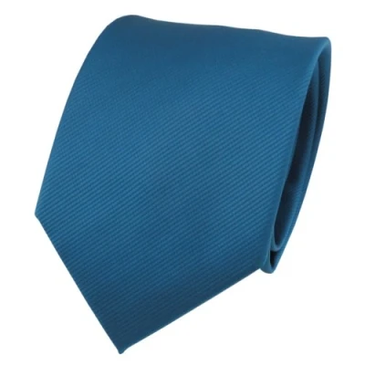 Imagen de TigerTie Corbata turquesa agua azul monocromo Rips