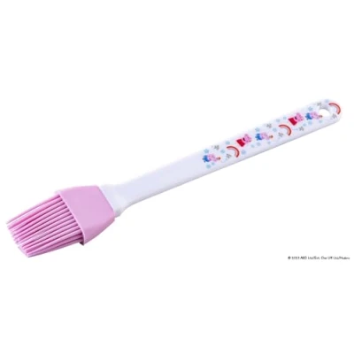 Imagen de Dr. Oetker Peppa Pig Pincel de Repostería con Cerdas Silicona, Diseño y George, para Niños, Utensilios Infantiles, Color Rosa Blanco, 23 cm, 1 ud.