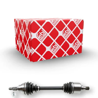 Imagen de FEBI BILSTEIN 182424 Árbol de transmisión Eje delantero, izquierda con tuerca MINI: Hatchback, Cabrio