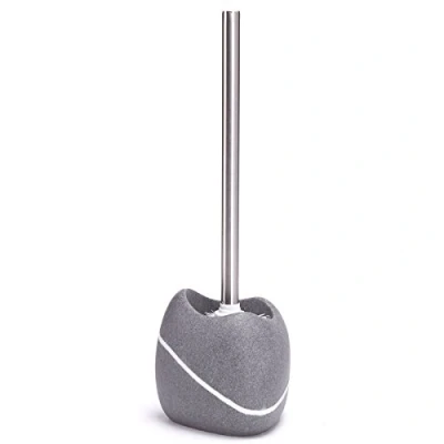 Imagen de MSV ESCOBILLA DE BAÑO Zen, Acero Inoxidable, Gris, 36.5x13x13 cm