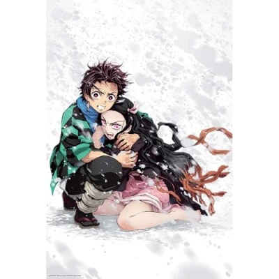 Imagen de GB Eye ABYDCO800 Maxi Poster Demon Slayer Tanjiro &amp; Nezuko Snow 61 x 91.5cm