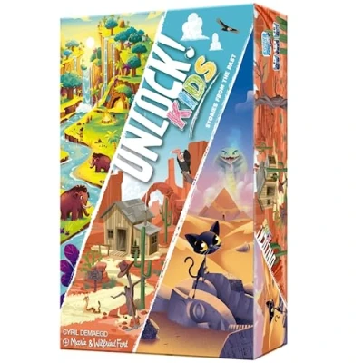 Imagen de Space Cow Unlock! Kids Stories from The Past Juego De Mesa Escape Room Familias a Partir 6 Años 1 4 Jugadores 20 Minutos por Partida Español