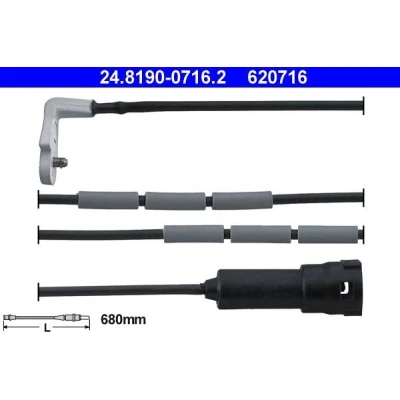 Imagen de ATE 24.8190 0716.2 Sensor de Desgaste Pastillas Frenos OPEL: Omega A Berlina