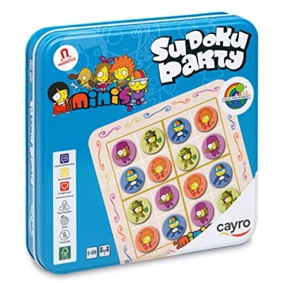 Imagen de Cayro Sudoku Party + 5 Años Rompecabezas Giratorio Juego de Mesa para Niños y Adultos Coloca los 9 Colores Diferentes Ideal 1 Jugador