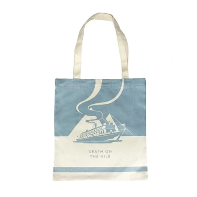Imagen de Half Moon Bay Bolsa de lona Death On the Nile bolsas para mujeres y regalos amantes los libros compras mujer Agatha Christie