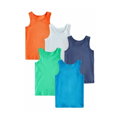 Imagen de Next 5 PACK Regular FIT Top para niños, Talla: 2 3a, Multicolour
