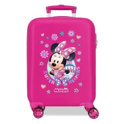 Imagen de Disney Joumma Minnie Helpers Maleta de Cabina Rosa 33x50x20 cms Rígida ABS Cierre combinación Lateral 28,4L 2 kgs 4 Ruedas Dobles Equipaje Mano