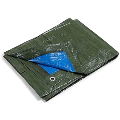 Imagen de kippen Lona con Ojales Bicolor Peso 90 g/m², tamaño (30 m2) Verde/Azul, 5 x 6 m