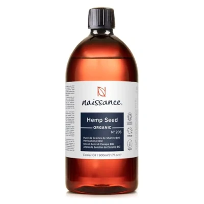 Imagen de Naissance Aceite Vegetal de Semillas Cáñamo BIO (No. 206) 900ml prensado en frío, virgen, certificado ecológico, vegano y no OGM