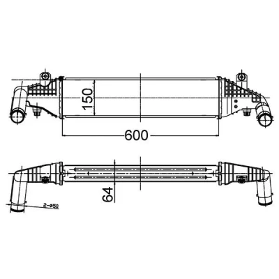 Imagen de MAHLE ORIGINAL CI 504 000S Intercooler