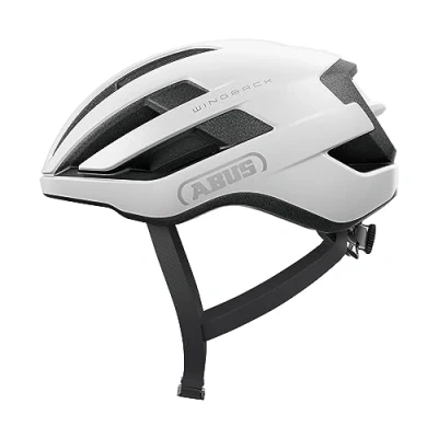Imagen de ABUS casco WingBack para bicicleta de carretera sencillo conducción deportiva diaria y ocio adultos adolescentes blanco polar, talla L