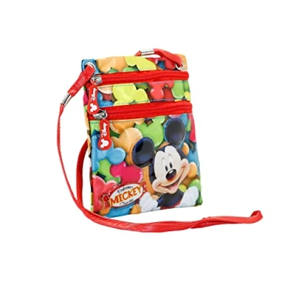 Imagen de Karactermania Disney Mickey Mouse Delicious Action MINI Vertical Shoulder Bandolera para niños, Talla: One Size, Rojo