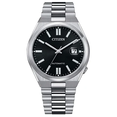 Imagen de Citizen Reloj Analógico para Hombres de Japonés automático con Correa en Acero Inoxidable NJ0150 81E